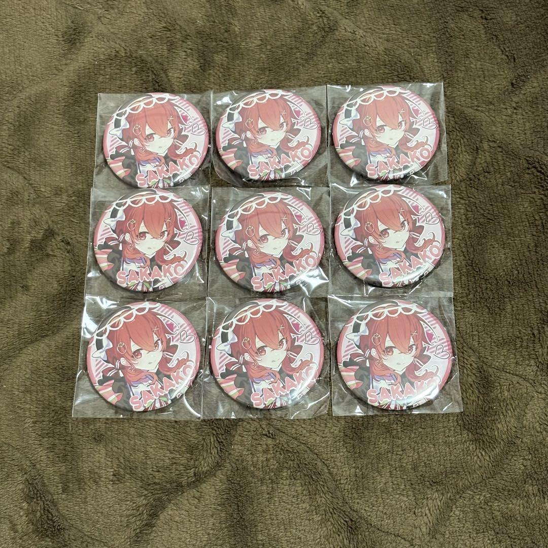 大人気定番商品 うりゃしましゃかたせん さかこ 缶バッジ - メルカリ ピンズ・ピンバッジ・缶バッジ