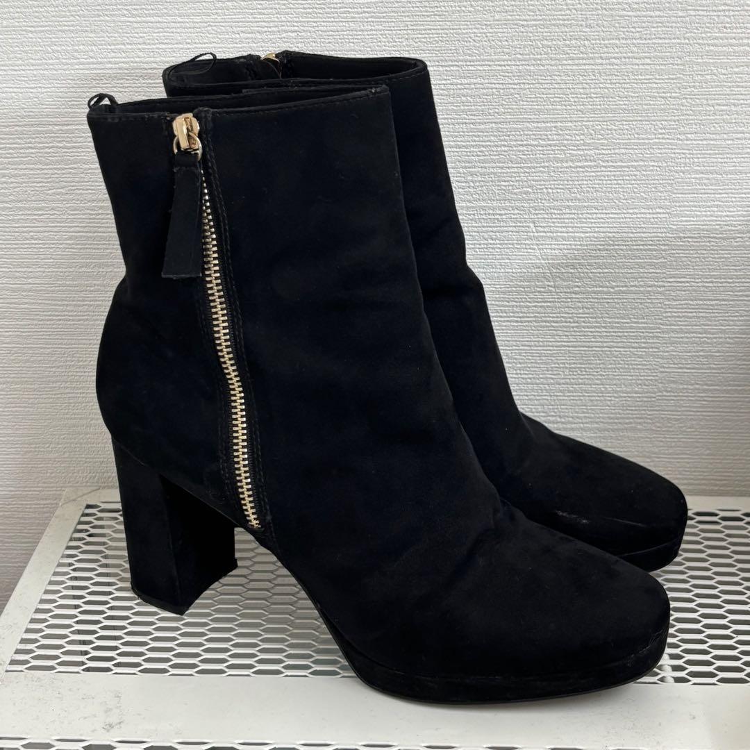 H&M 黒スエード ブーツ