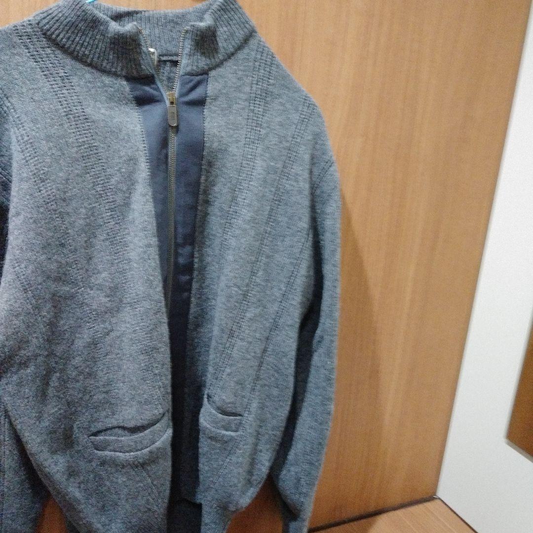 DAKS signature ジップアップニット　M タグ付き