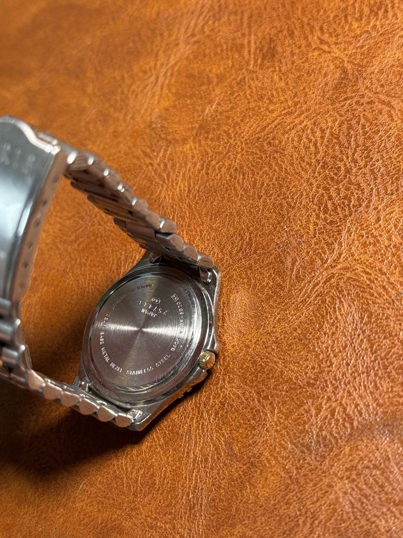 A128 希少 稼動品　SEIKO CARIB サン ムーンフェイズ　90年代