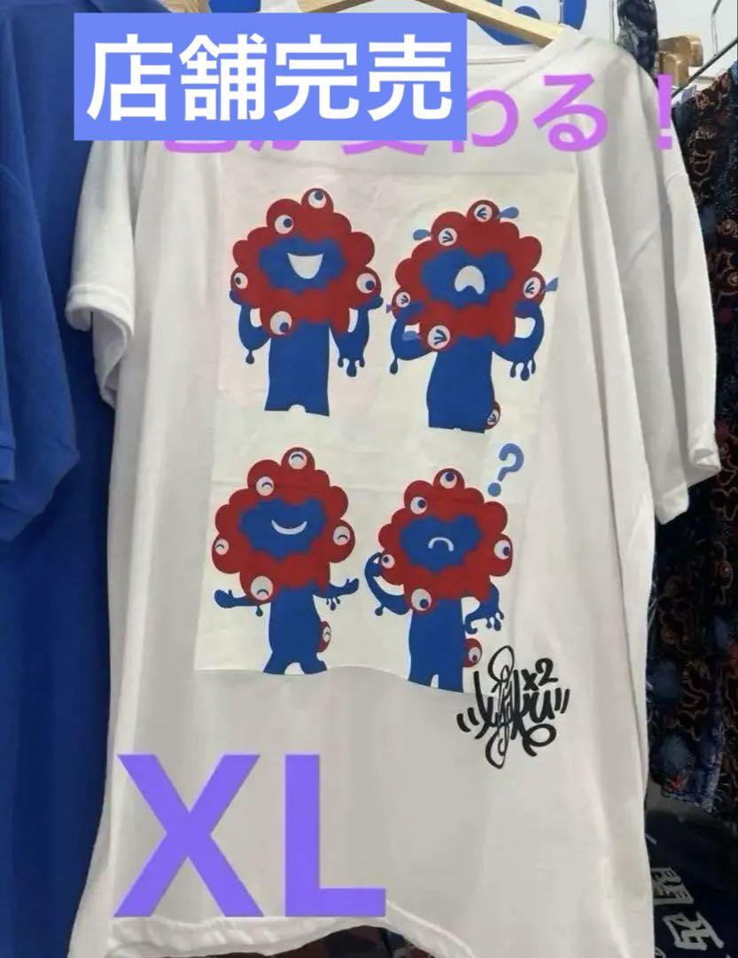 特価ブランド 完売 ミャクミャク Tシャツ XL 関西万博 EXPO2025 色が変わる トップス