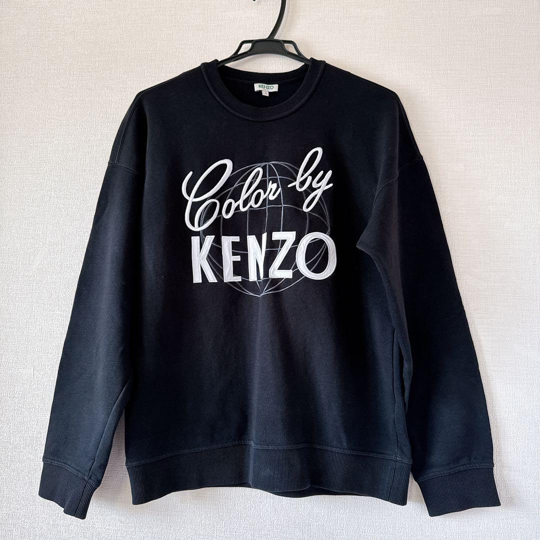 ケンゾー スウェット Color By Kenzo トレーナー 黒 Ｓ　ブラック