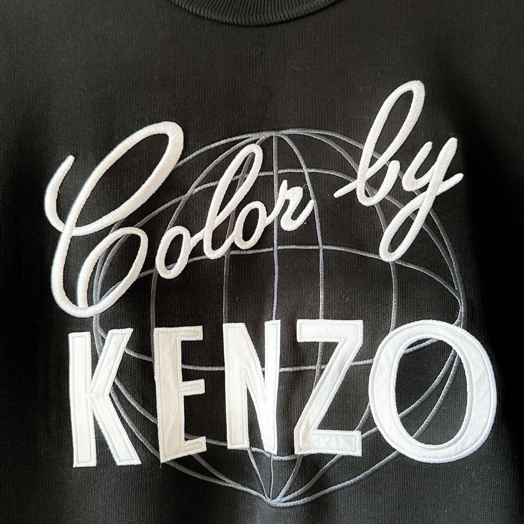 ケンゾー スウェット Color By Kenzo トレーナー 黒 Ｓ　ブラック