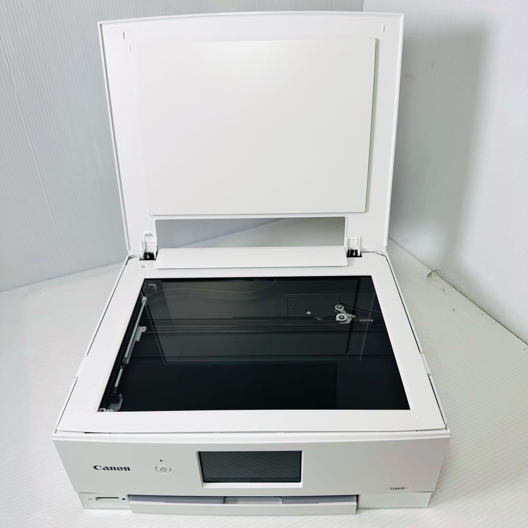 【ほぼ新品】Canon TS8430 インクジェットプリンター ホワイト