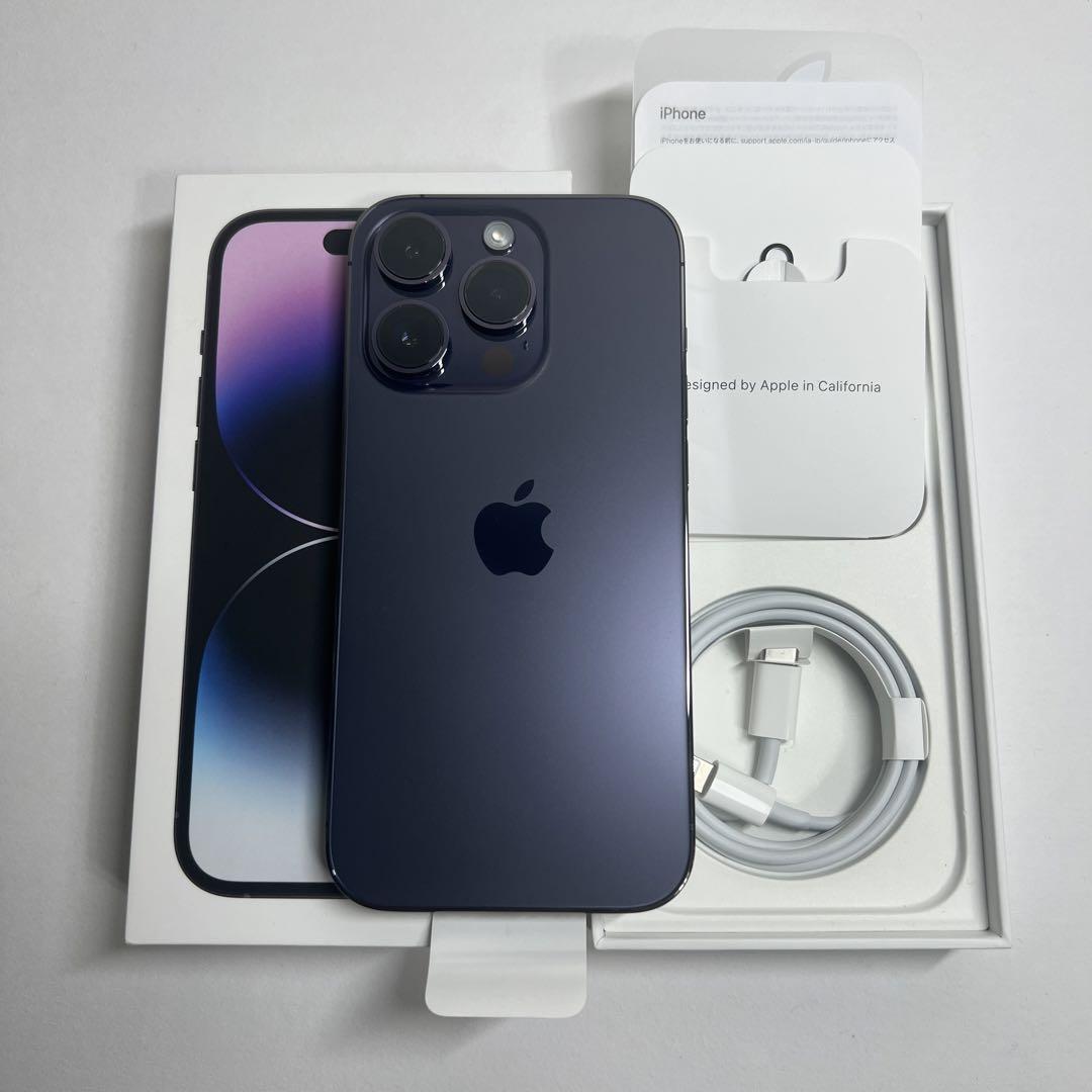 iPhone 14Pro 128GB SIMフリー ◆完全動作品 BT89%