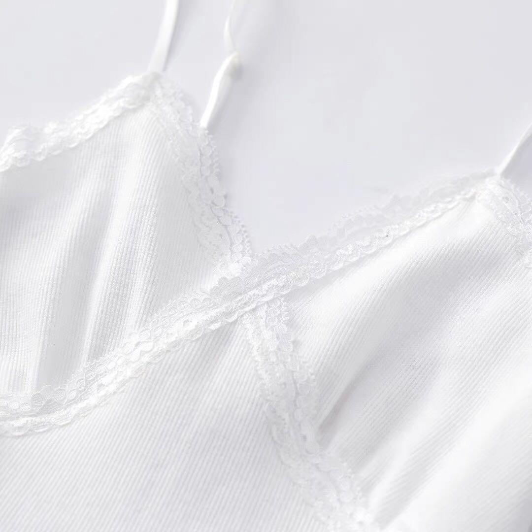 the plan ホワイト　ロングワンピース　キャミワンピース