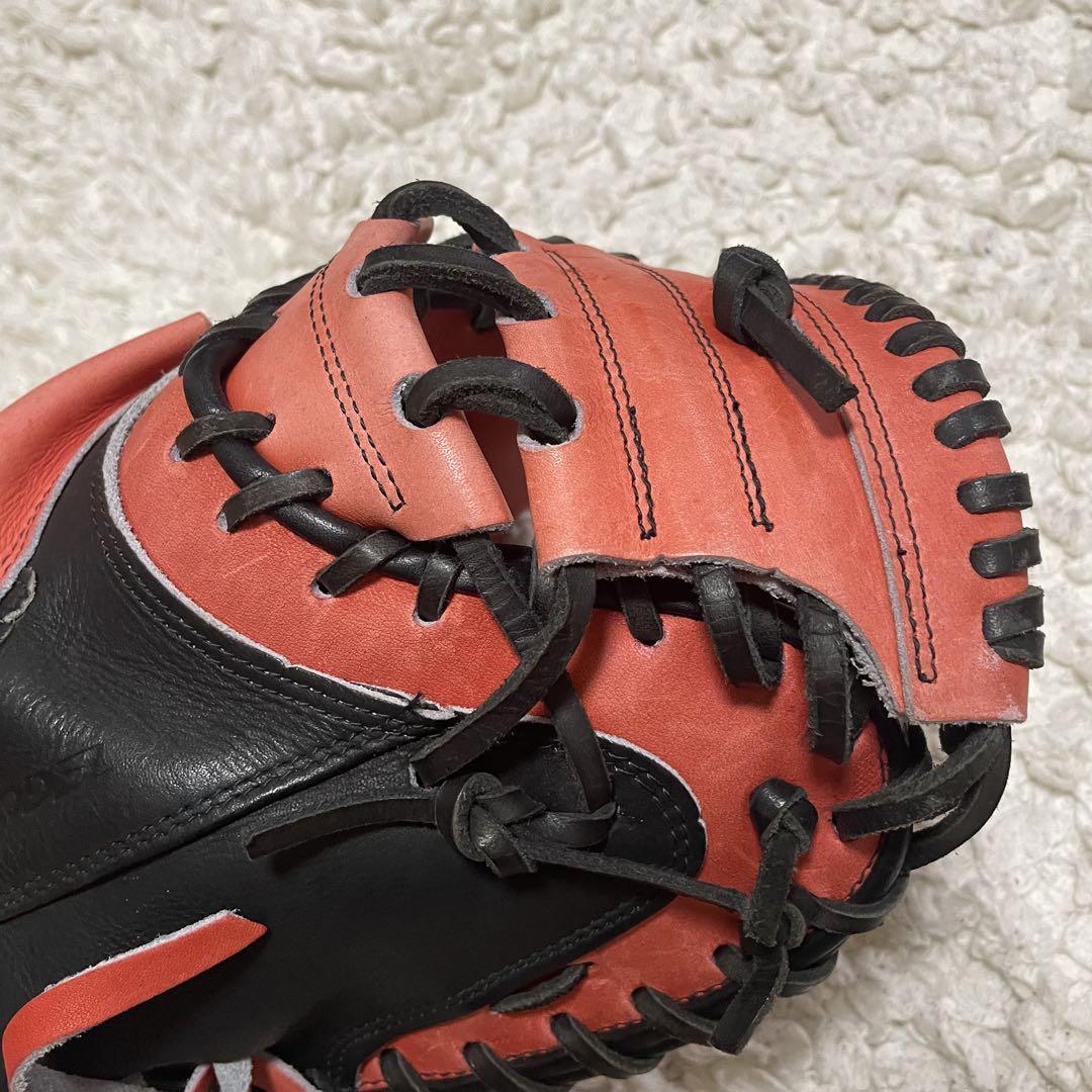 【プロモデル】 ゼット 矢野燿大 モデル 軟式 キャッチャーミット 野球