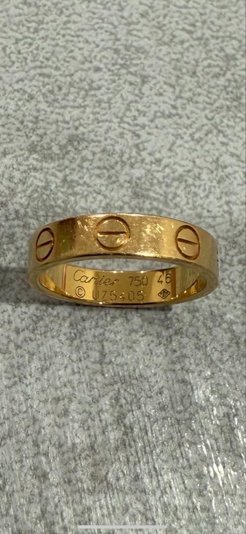 Cartier カルティエ　ラブリングK18 サイズ46 6号