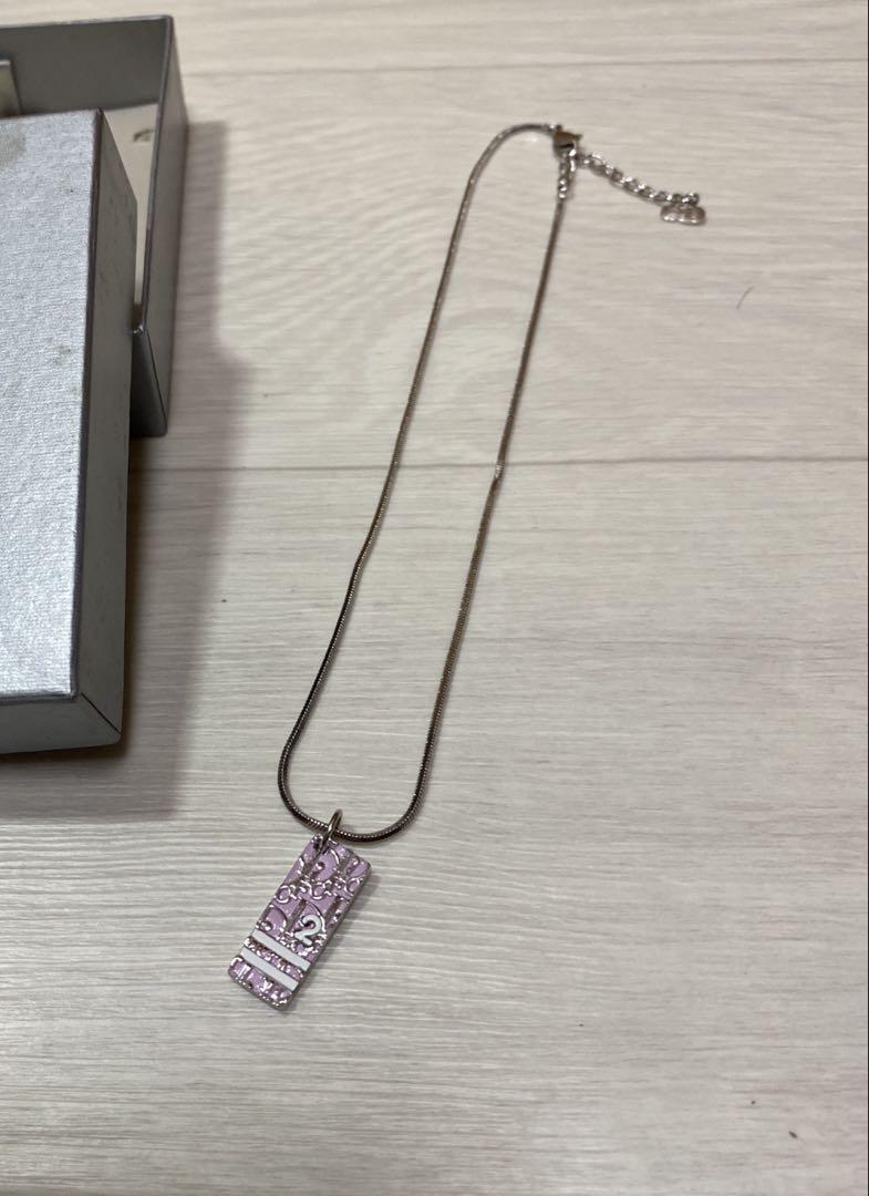 Dior ピンク ネックレス 箱付きトロッター
