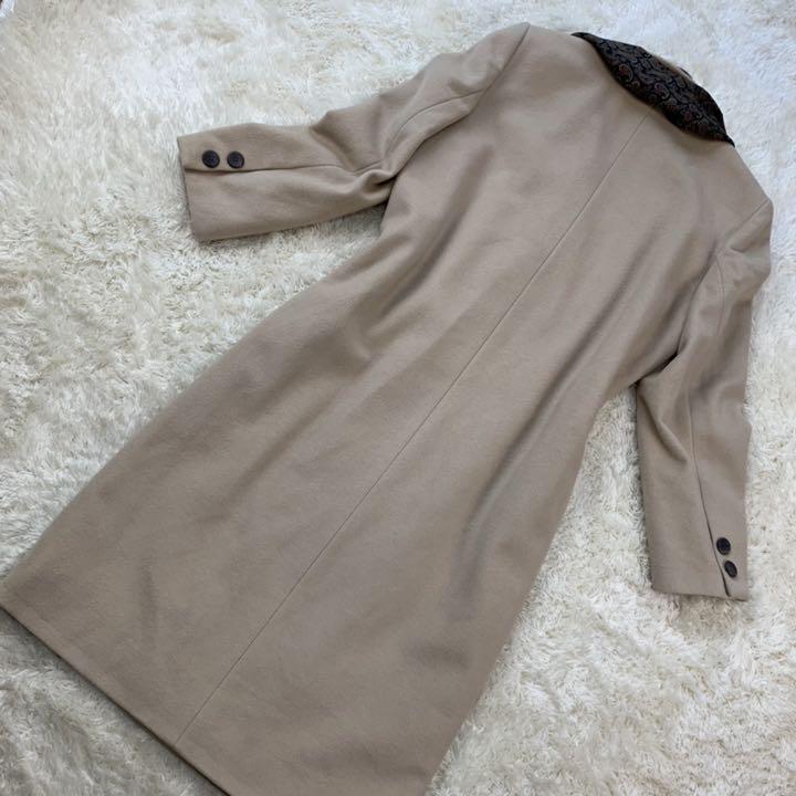 のサイズ 極美品 ジュディチェ ロングコート ベージュ Xd0tK-m87993563907 カシミヤ100% ジャンニ ロ ーコートで