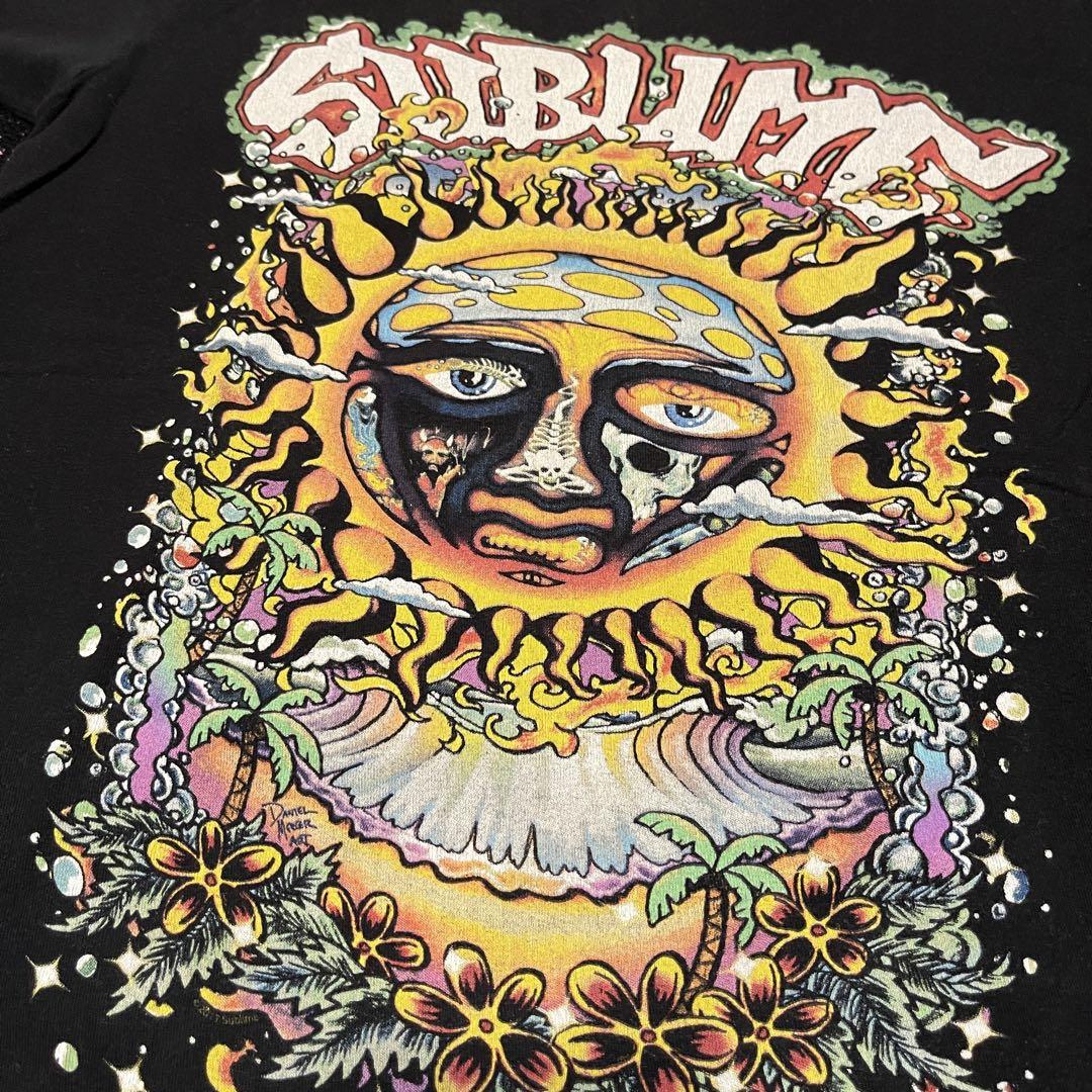 サブライム オフィシャル Tシャツ 黒 Sublime サンデザイン S