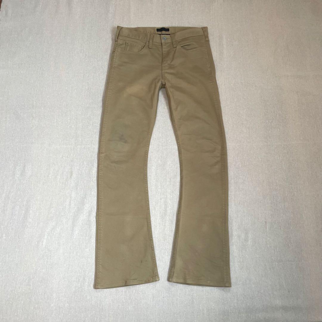 vintage jun hashimoto バナナ フレアパンツ チノ ベージュ
