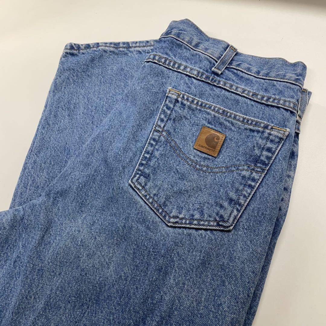Carhartt カーハート W38L32 ストレートデニム メンズL