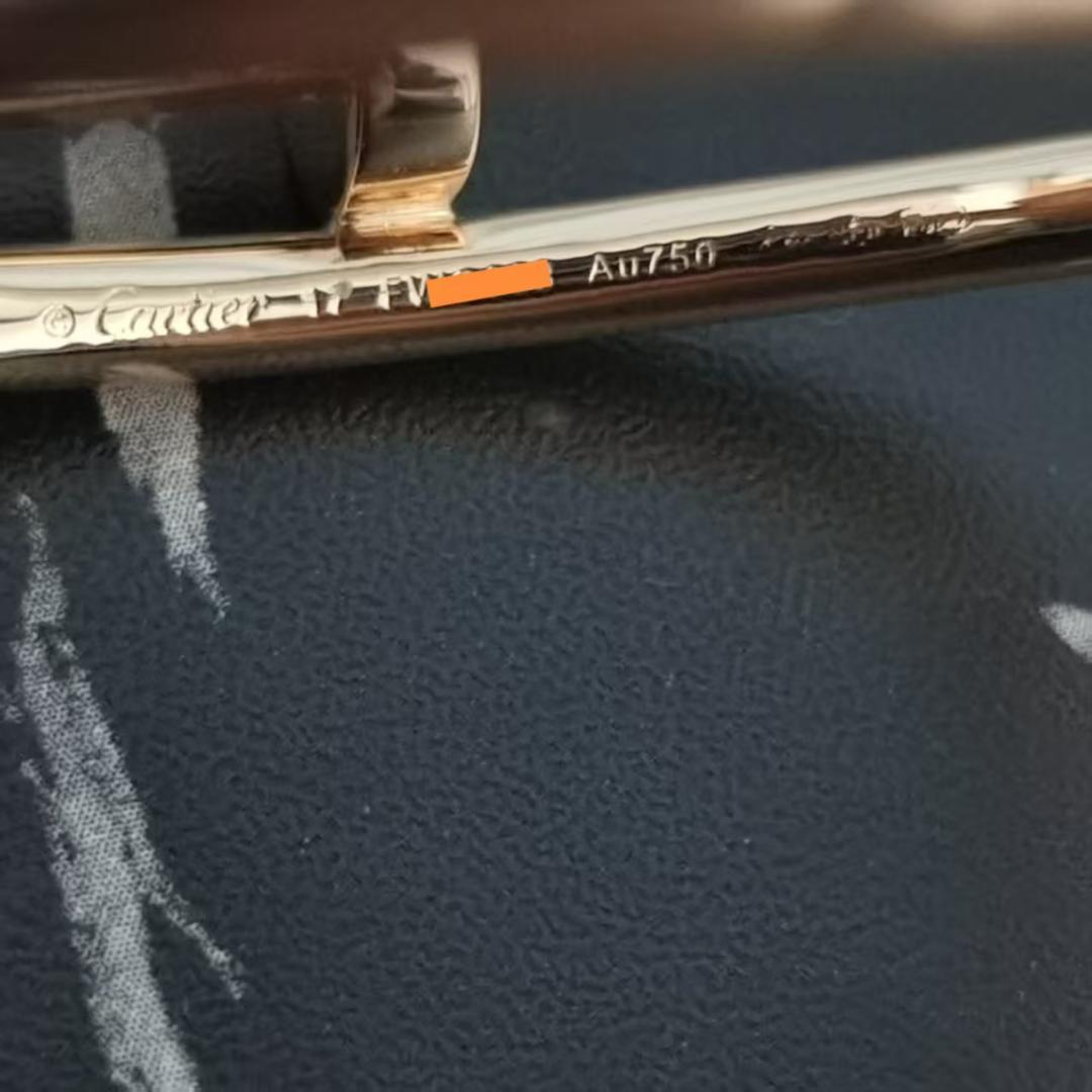 Cartier Au750 バングル17