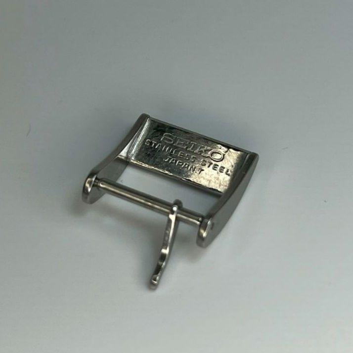 誠実 未使用品 SEIKO 15mm スモールロゴ純正尾錠 キングセイコー 時計