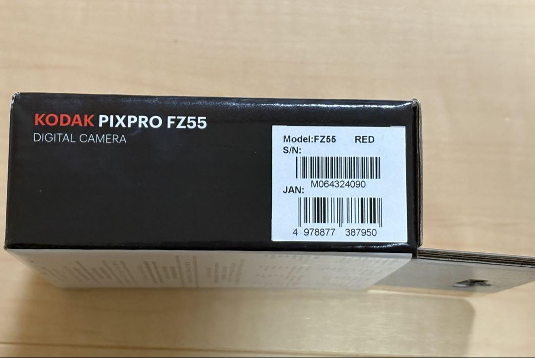 Kodak PIXPRO FZ55 赤 デジタルカメラ　SDカード付き