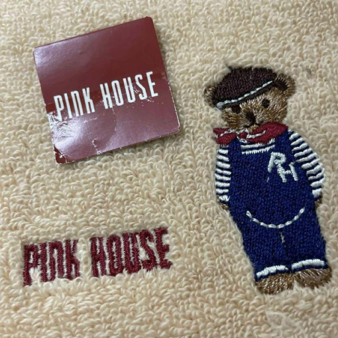 未使用 PINK HOUSE ギンガムうさぎ フェイスタオルおまけ付き