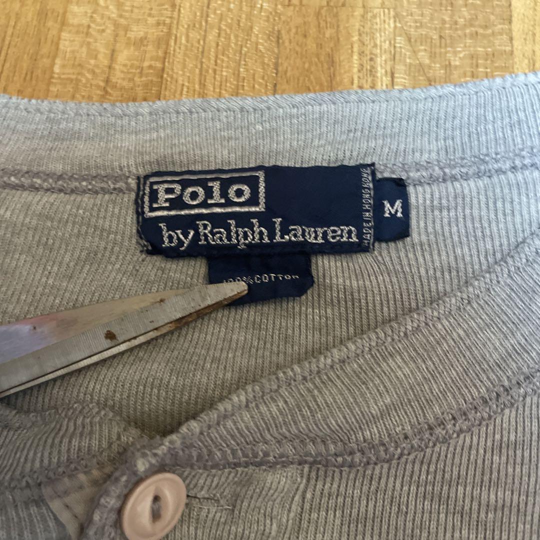 90s POLO by Ralph Lauren  ヘンリーネック　ロンT