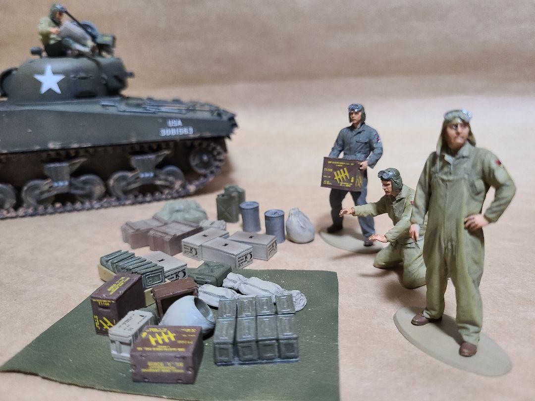 アメリカM4A3 シャーマン75mm 砲塔載 後期型   1/35
1/35