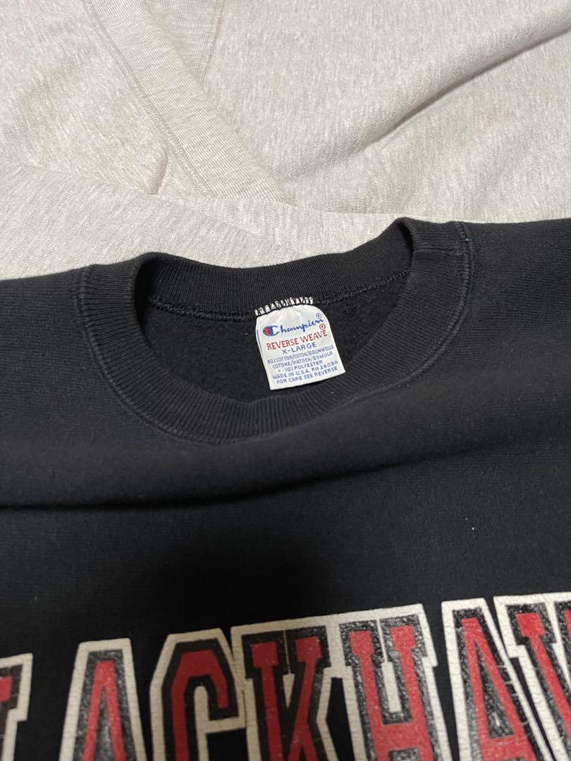 トップス Black 90's champion reverse weave sweat