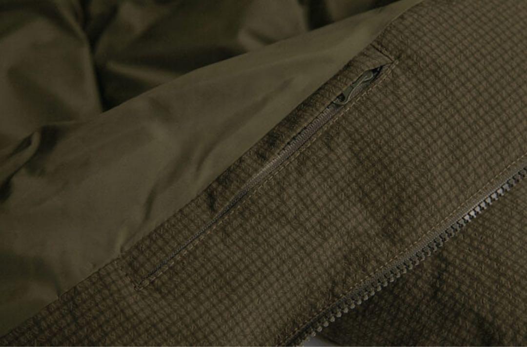 OHOTORO Heritage Gingham Duck Down カーキ OHOTORO♡Heritage Gingham Duck Down ダウン