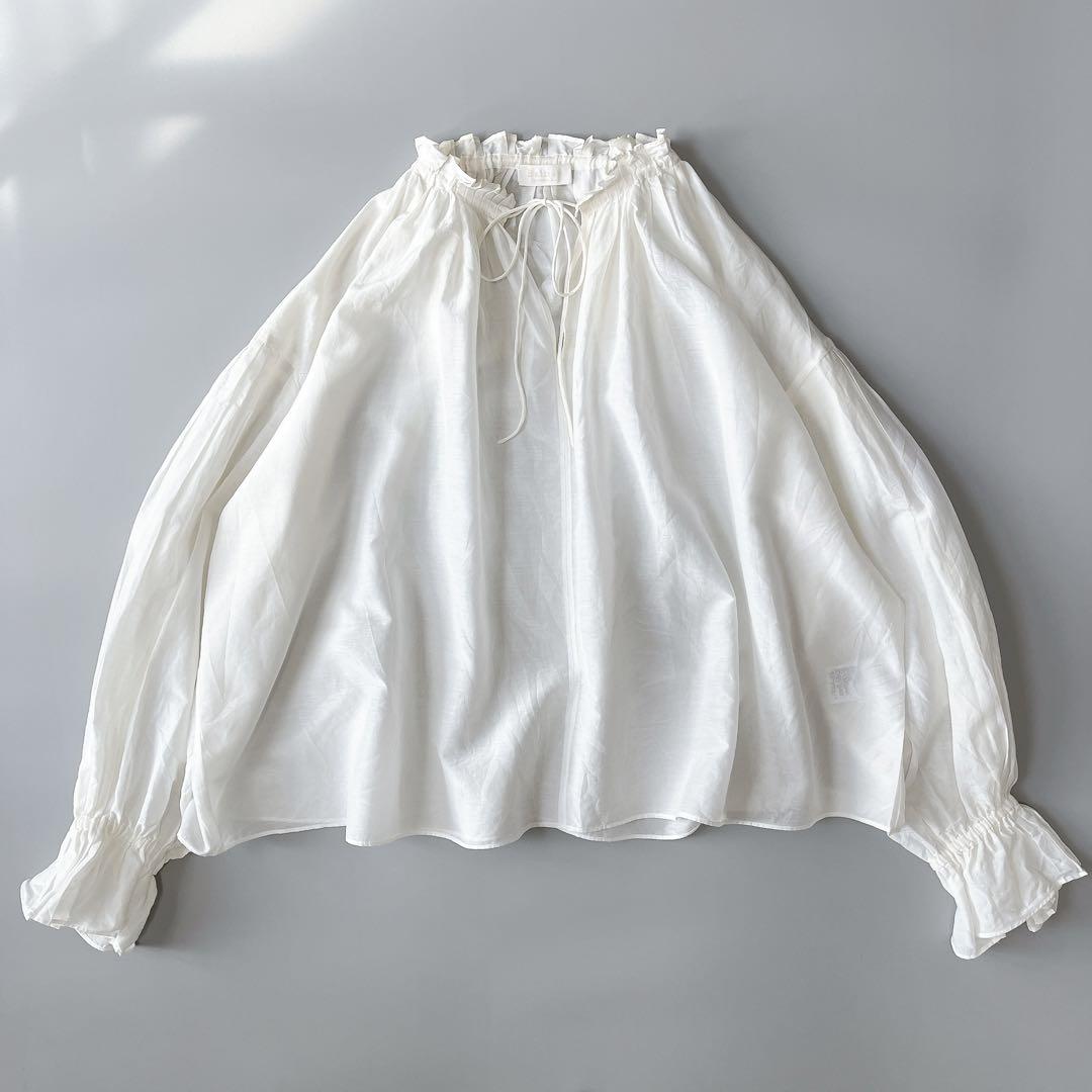 BALLSEY（ボールジィ）の「シルクコットン ネックギャザー