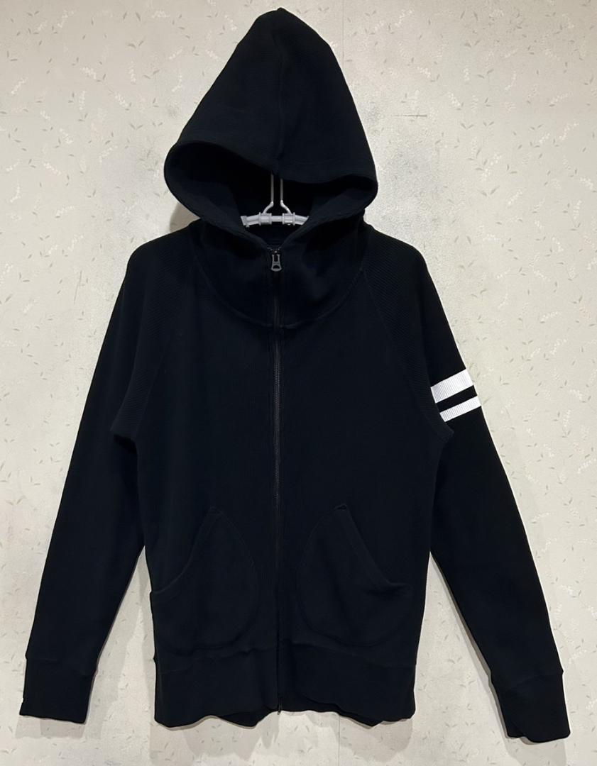 ＊桃太郎ジーンズ 出陣 濃紺 ダブルジップ デニムパーカー フーディー 38 桃太郎ジーンズ 出陣 濃紺 ダブルジップ デニムパーカー