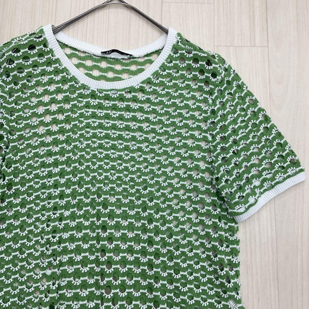希少 ZARA ザラ サマーニット ポンチョ 夏 半袖 廃盤 大人気