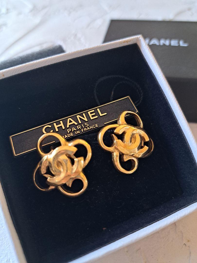 値下げ【未使用】CHANEL イヤリング　ヴィンテージ　正規品