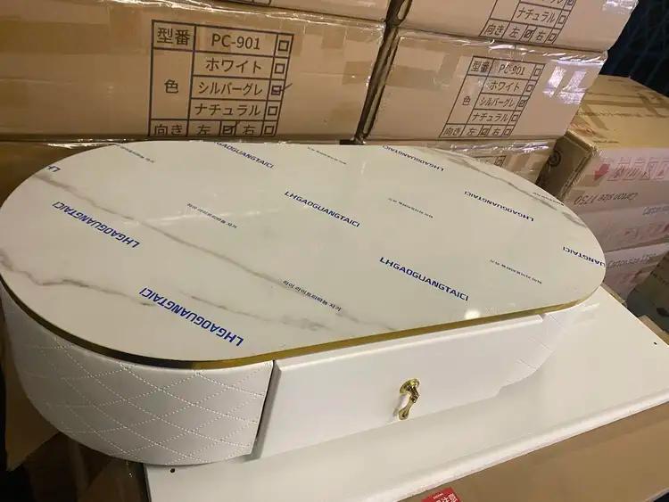 0214-1　ドレッサー　化粧台　メイク収納　収納家具　インテリア　鏡台