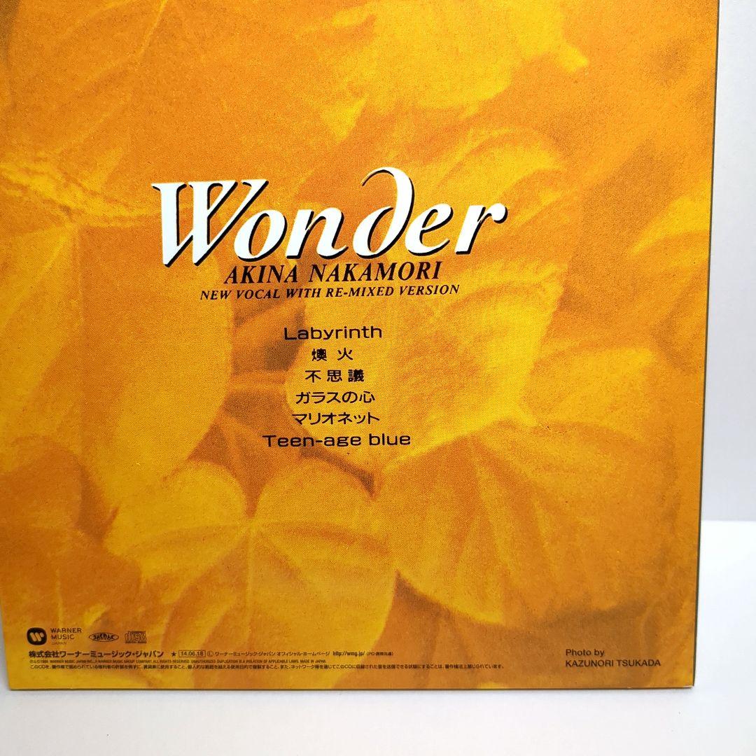 中森明菜 完全限定生産（完売品） 紙ジャケットCD「Wonder