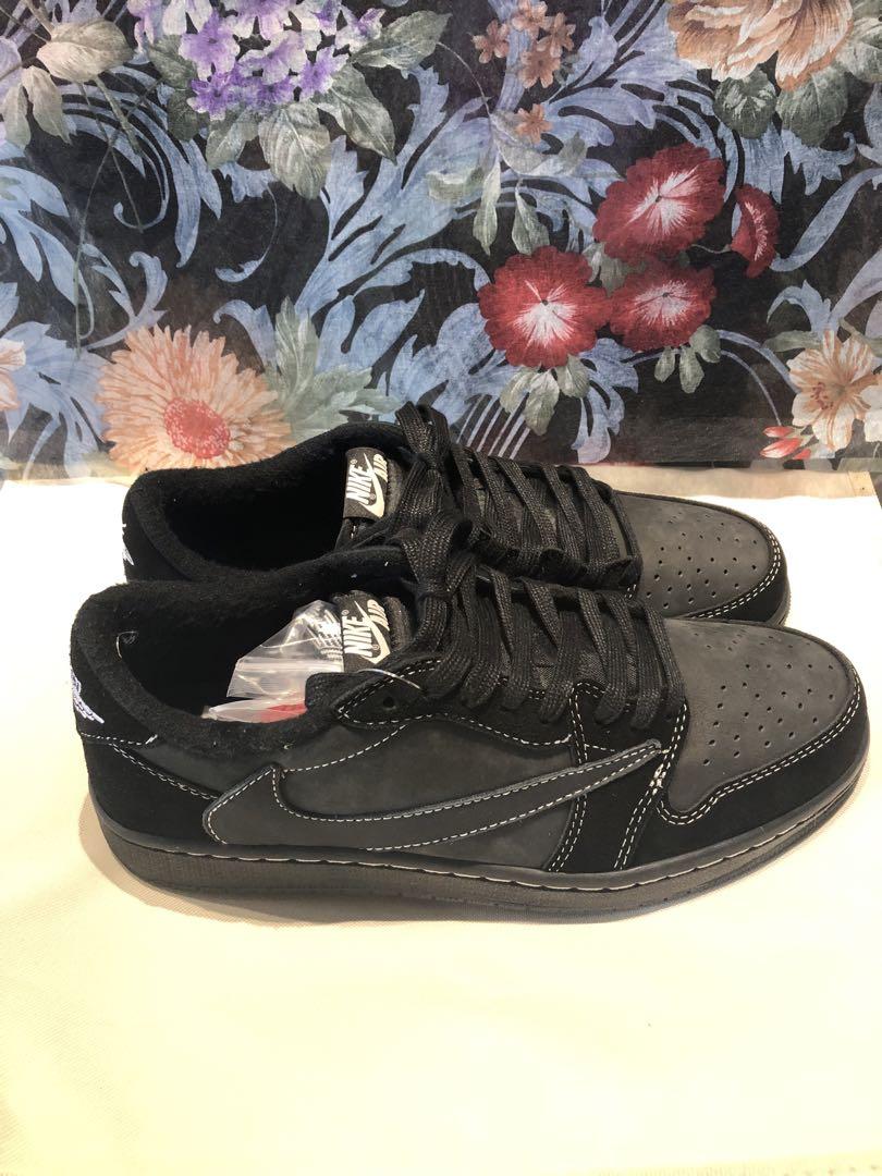 NIKE Air Jordan ローカットスニーカー ブラッ27cm