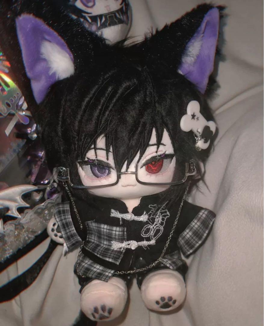 《黒髪オッドアイ》激レア可愛い着せ替えぬいぐるみ《20cmぬいぐるみ》