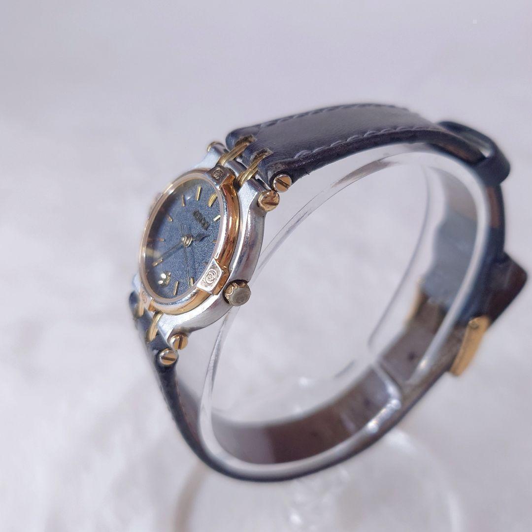 稼働品】GUCCI グッチ 9000L ブラック ゴールド