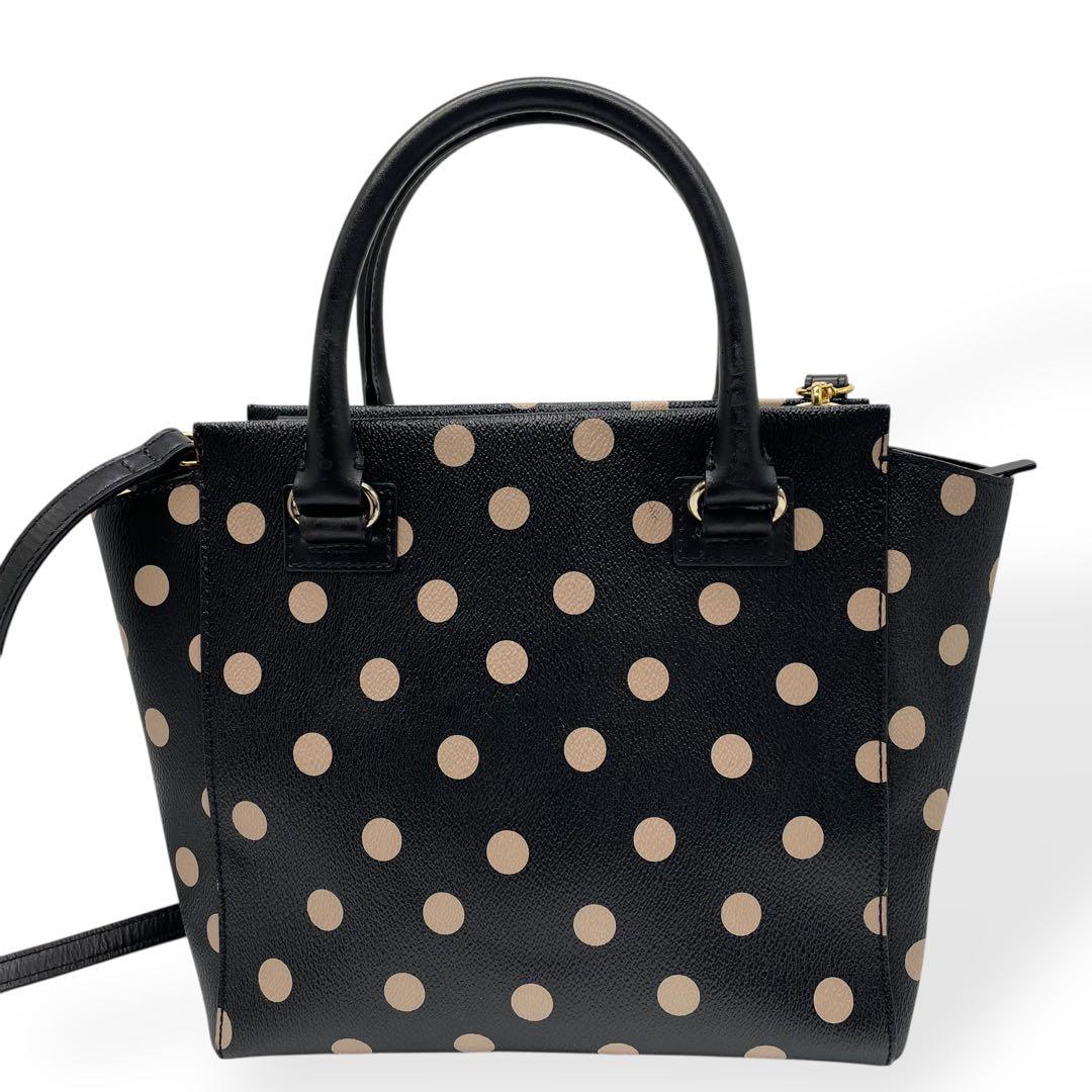 ファッションデザイナー 良品 Kate Spade 2way ハンドバッグ ショルダーバッグ ドット柄 バッグ