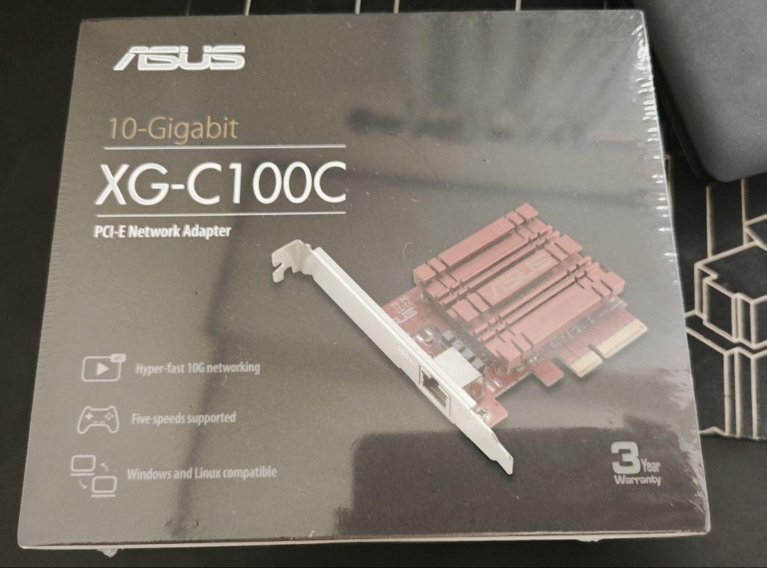 ASUS XG-C100C PCI-E ネットワークアダプター　ｖ3