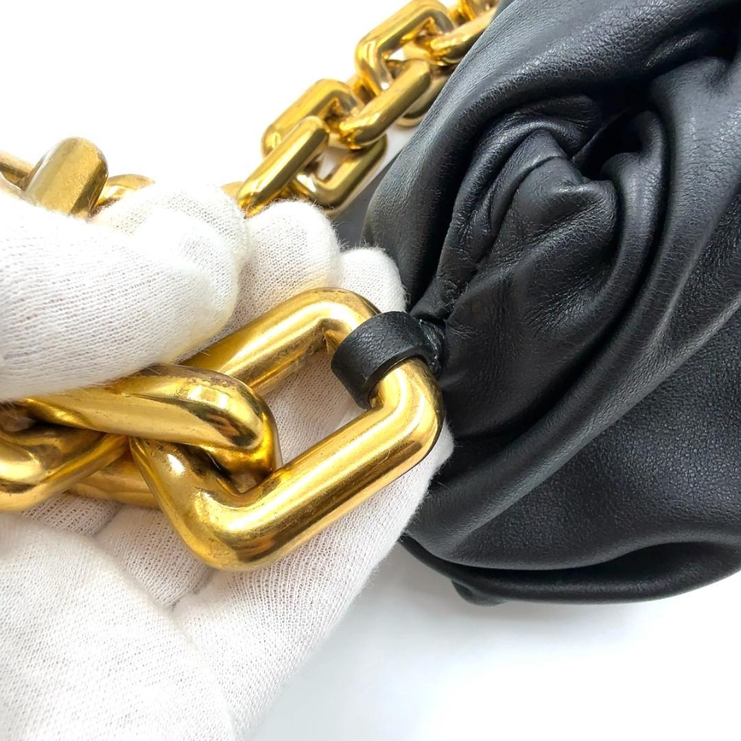 ◇ボッテガヴェネタ◇ポーチ/ザ チェーン/ブラック/ゴールド/ショルダーバッグ ◇ボッテガヴェネタ◇ポーチ/ザ チェーン/ブラック/ゴールド/ショルダーバッグ