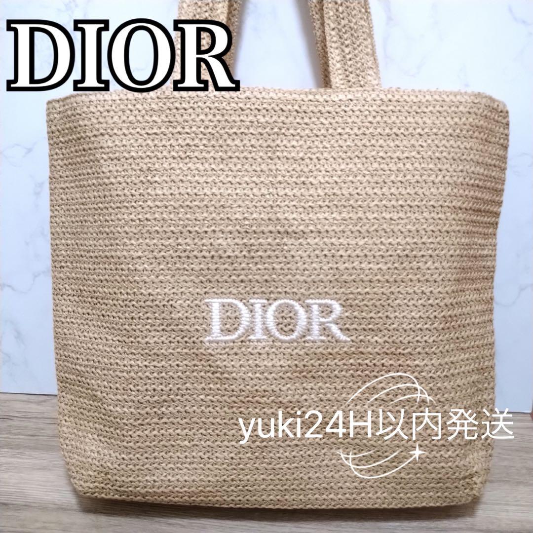 ディオール最新刺繍ストロートートバッグ ノベルティ新品未使用 k08t