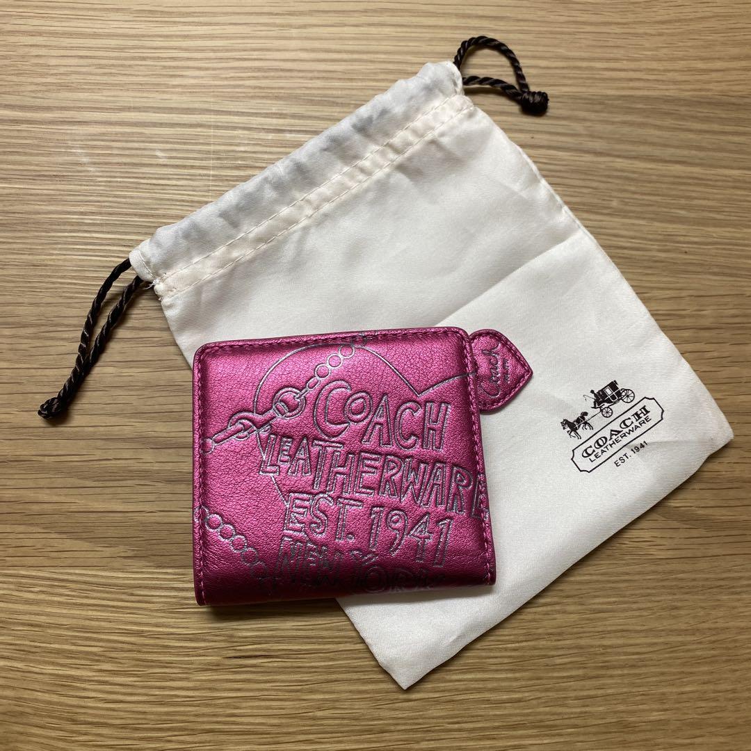 COACH コーチ キスロック がま口 コインケース