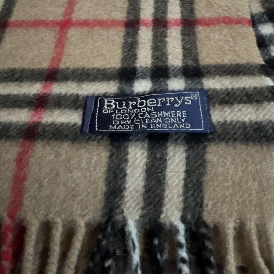 Burberrys　バーバリー　カシミヤマフラー　ベージュ
