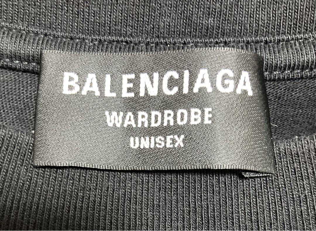 BALENCIAGA バレンシアガ ピクセルロゴ Tシャツ ブラック