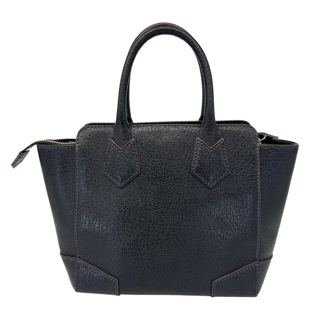 極美品 vivienne westwood ハンドバッグ エグゼクティブ 黒