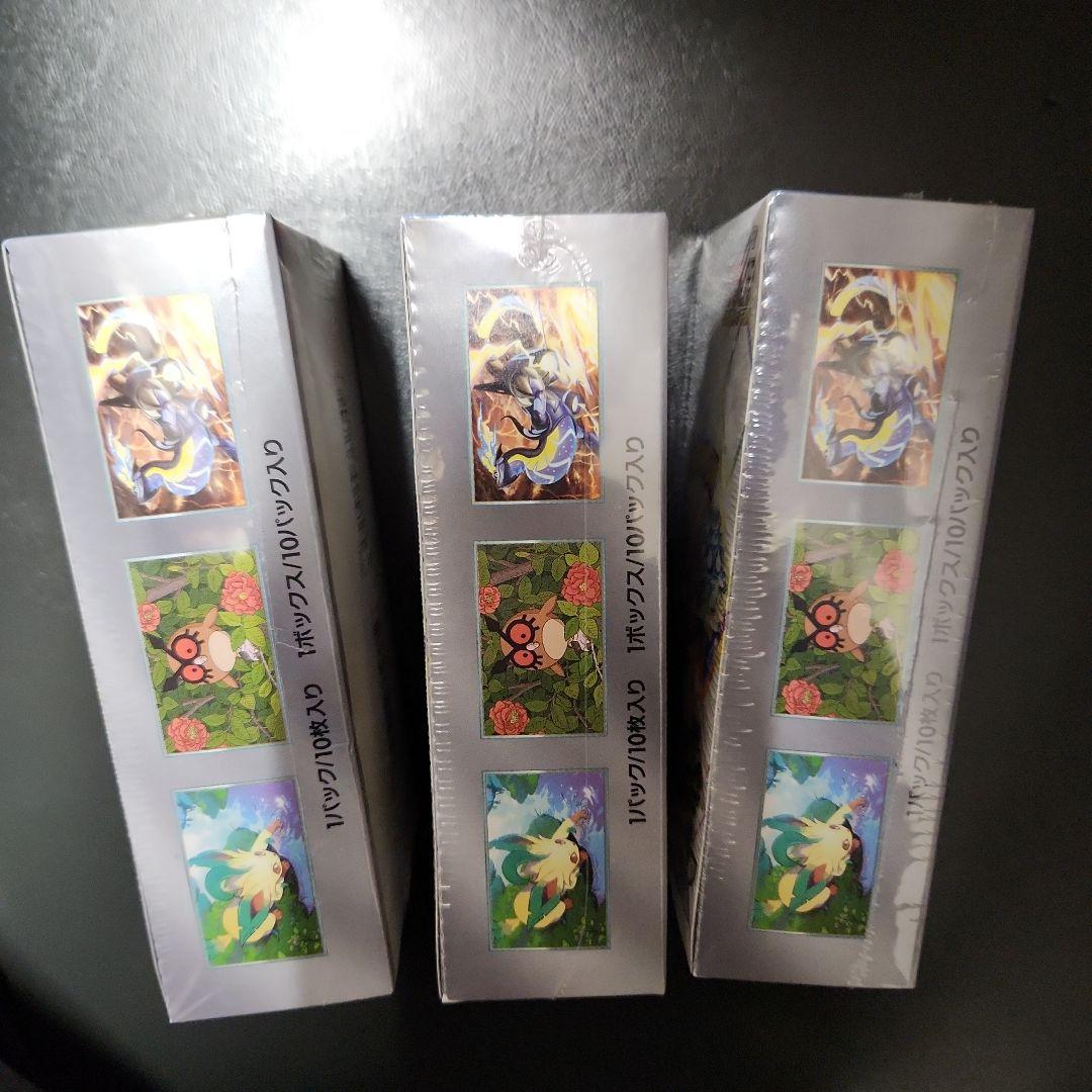 半額ストア ポケモンカードテラスタルフェスex3BOXシュリンク付き ポケモンカードゲーム