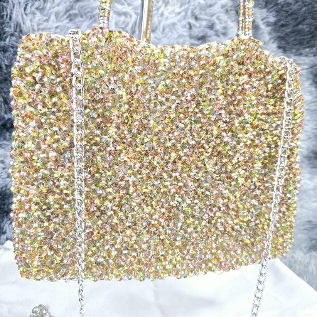 美品✨アンテプリマ スクエア ミディアム シャンパンマルチ