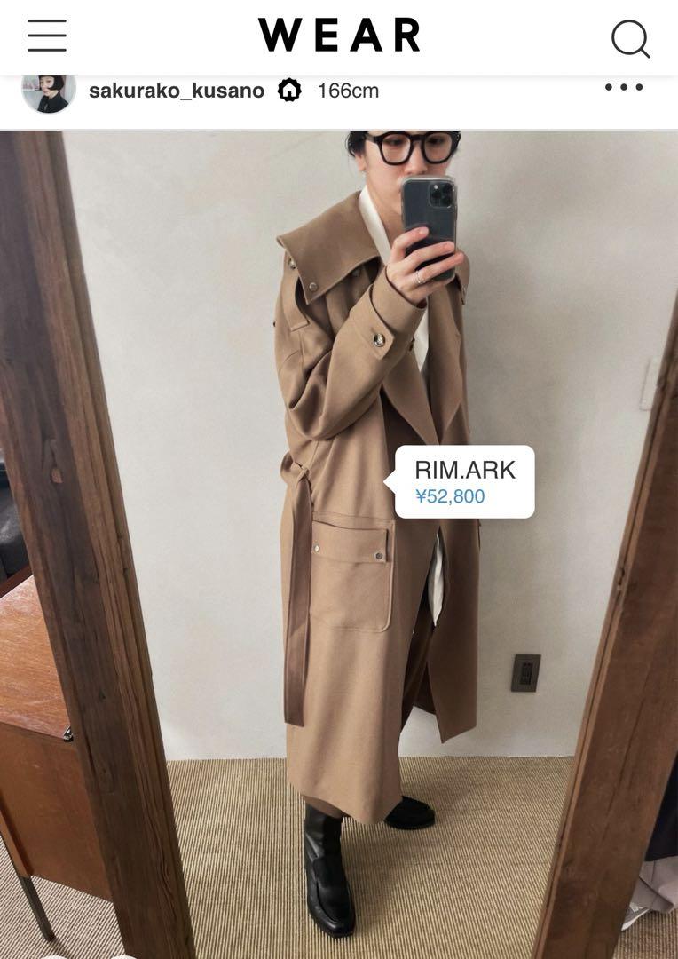 Seamless dolman trench CT 定価52800円