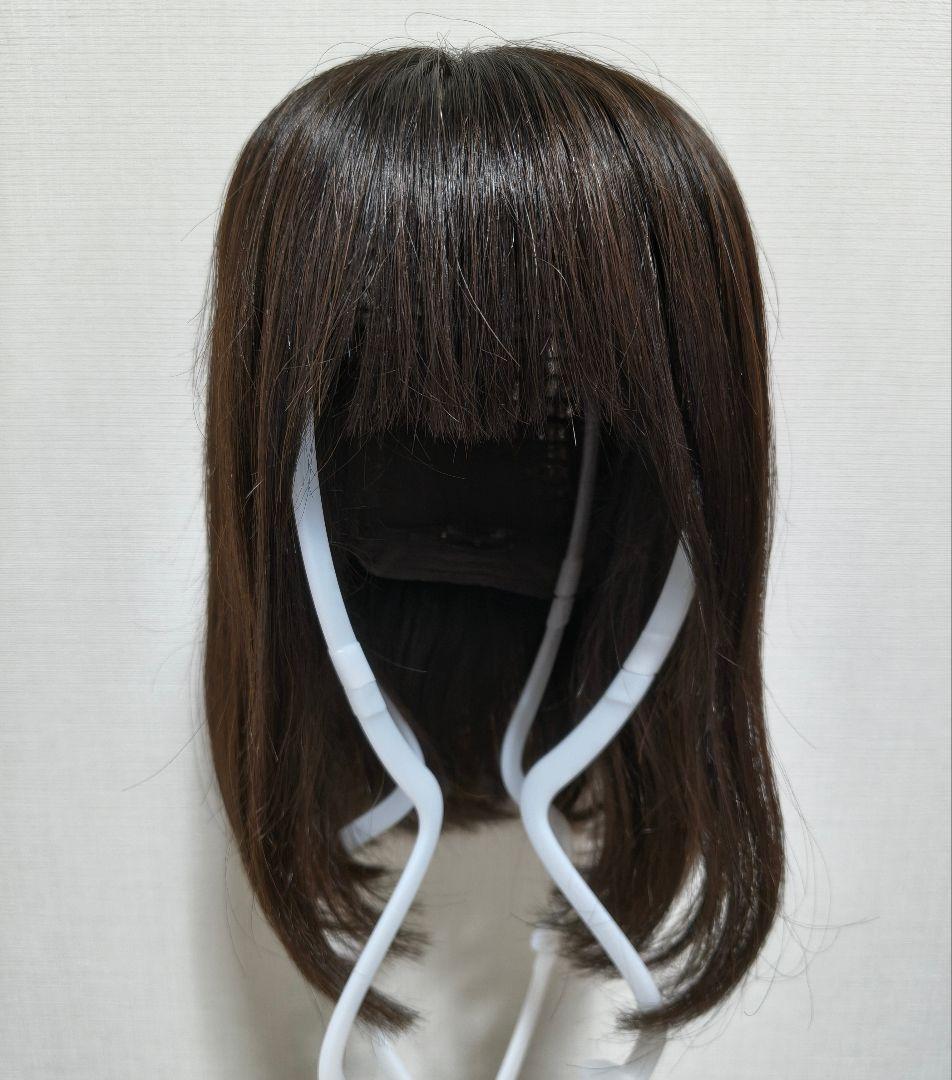 百合子ウィッグ Sサイズ ナチュラルブラウン レミー人毛目立った傷や汚れなし