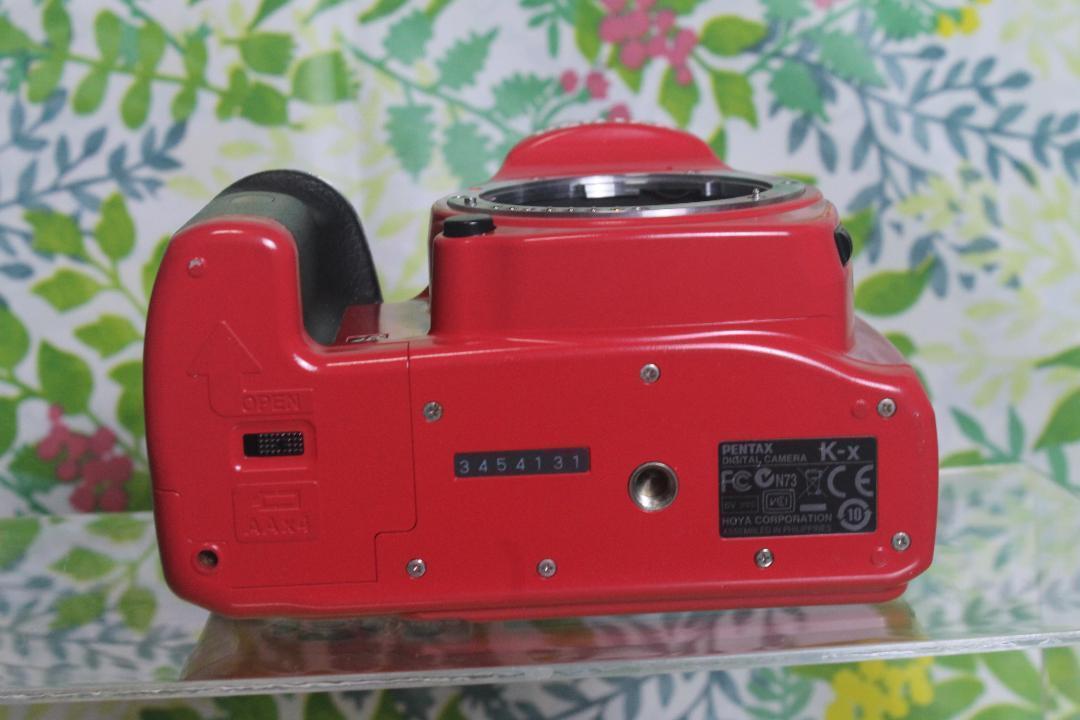 美品❤️ スマホ転送可⭐ PENTAX K-X SR レッド❤️大人気 匿名配送