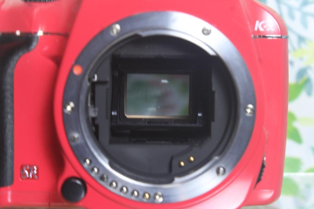 美品❤️ スマホ転送可⭐ PENTAX K-X SR レッド❤️大人気 匿名配送