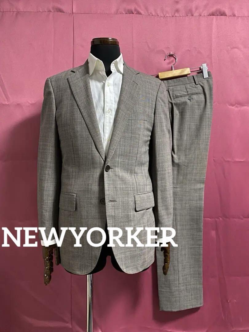 【25％OFF】 NEWYORKER◇ニューヨーカー◇メンズスーツセットアップ - メルカリ スーツ