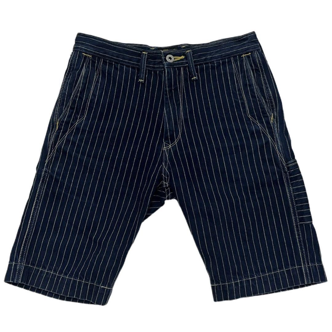 Schott ショット ウォバッシュ ストライプショーツ ハーフパンツ